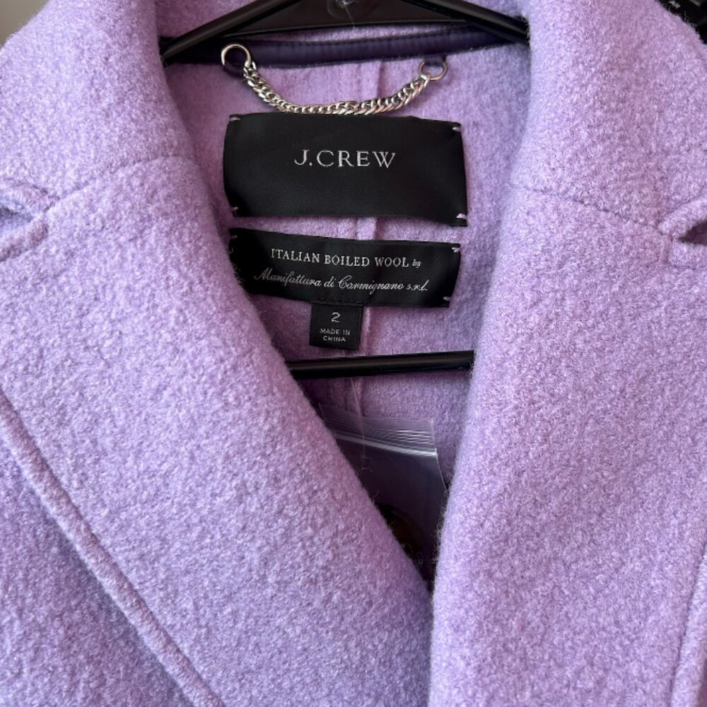 Stunning Lavendar J Crew Coat -- Tags Attached - Picture 5 of 6